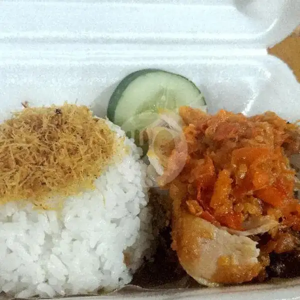 Nasi Ayam Geprek Original Teh | Ayam Geprek Shisa, Dukuh Kupang