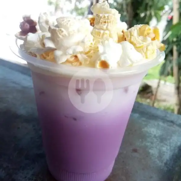 Milkshake Popcorn Taro | Roti Bakar & Kukus KukuKarin, Sangkuriang