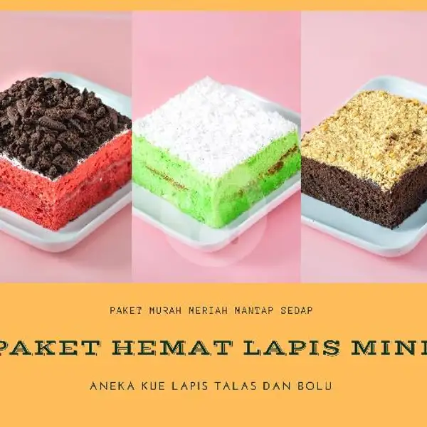 Paket Lapis Mini HEMAT BANGET | Kue Lapis Talas Dan Bolu, Pekayon