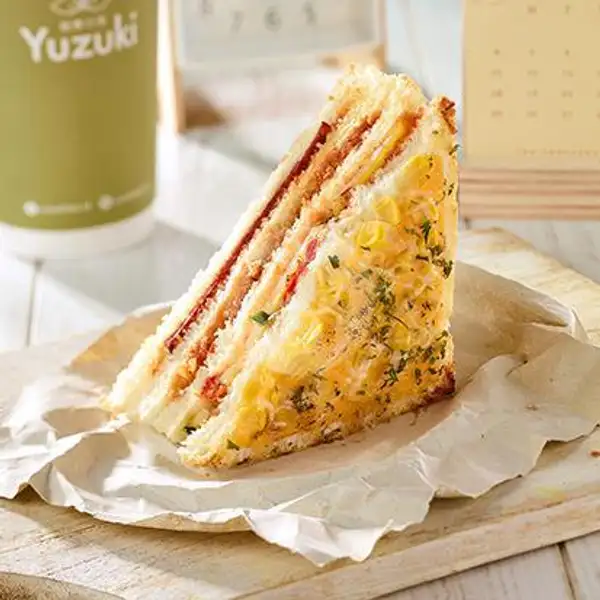 Rainbow Sandwich | Yuzuki Tea & Bakery Majapahit - Cheese Tea, Fruit Tea, Bubble Milk Tea and Bread
