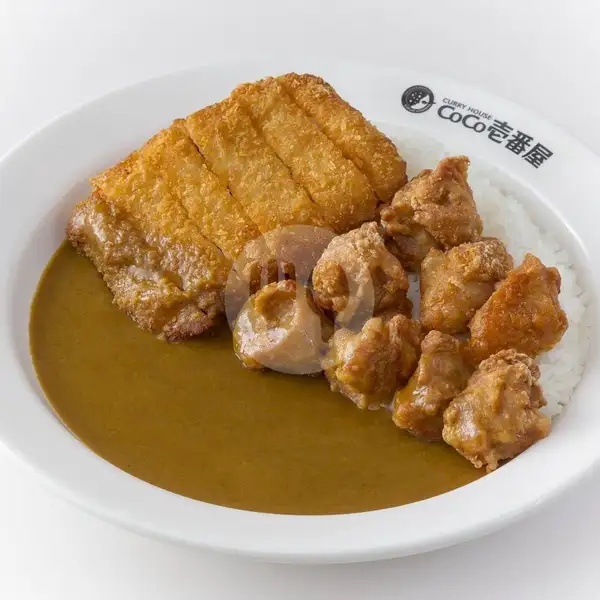 Chicken Cutlet & Fried Chicken Curry | Curry House Coco Ichibanya, Grand Indonesia