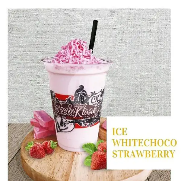 White Choco Strawberry | Cokelat Klasik, Penanggungan