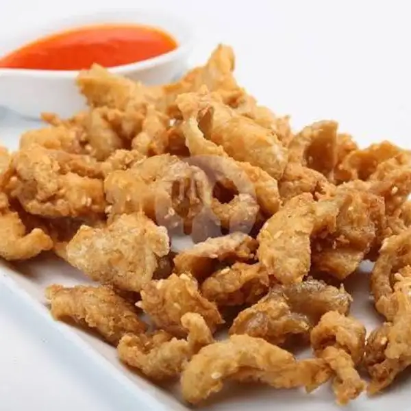 Kulit Ayam Crispy | Athaya Food(Mie Ayam Geprek), Tlogosari Wetan, Semarang