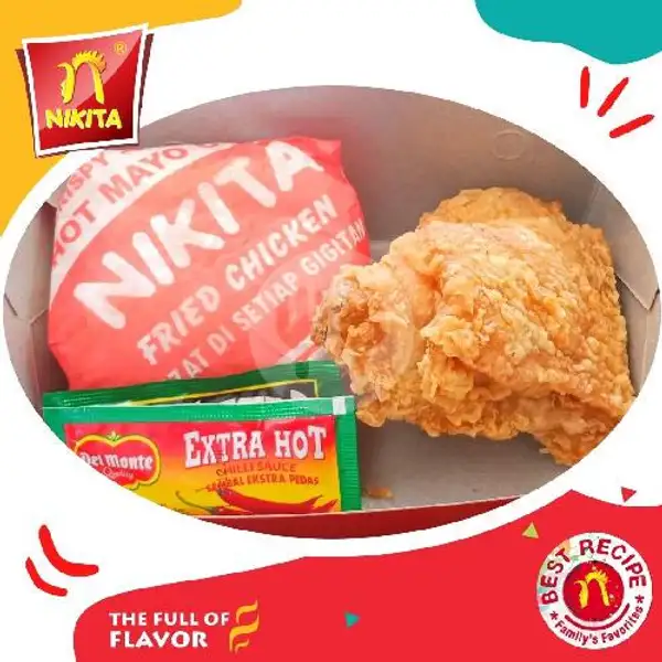 5 Nasi + 5 Ayam Nikita + 5 Botol Ice tea | Nikita Fried Chicken, Sulfat
