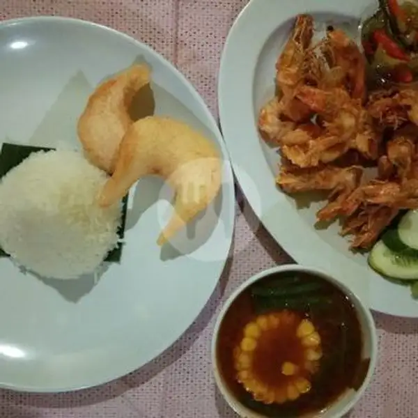 Nasi Udang Sambal Matah | Kampung Kecil, Lampung