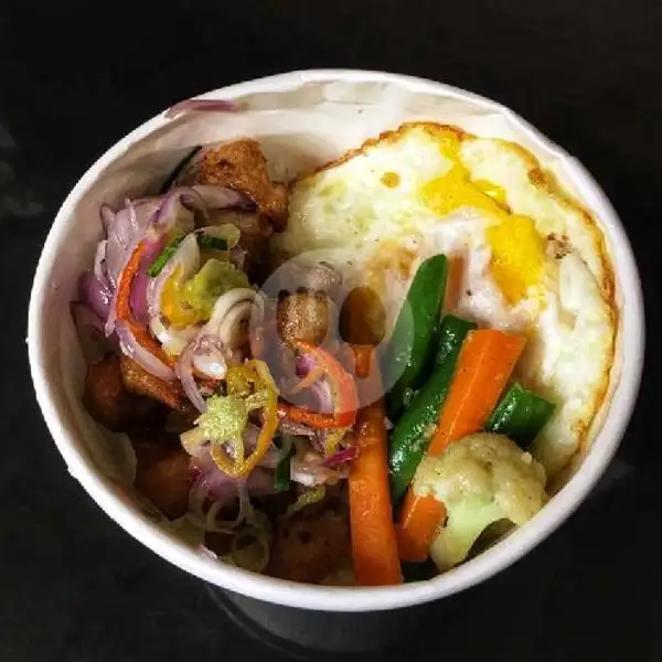 Ricebowl Babi Telur Sambal Matah | Pork Ribs Larzo Renon