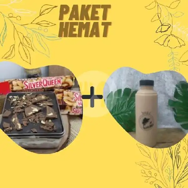 Paket Hemat Kopi Aren Latte + Dessert Silverqueen | Kopi Sosialita & Desert Box
