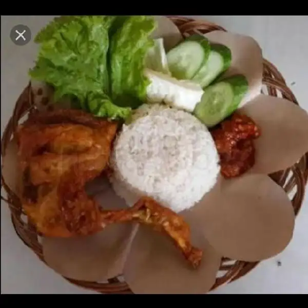 Paket Nasi Ayam Goreng Sambal Lalapan | Ayam Bakar Kecap Serdadau