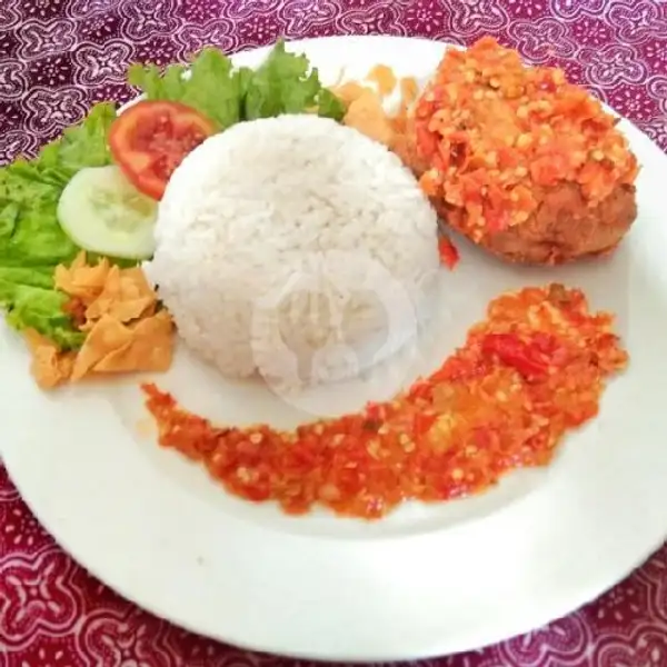 Ayam Geprek Madu + Nasi | Geprek Sontoloyo, Gubeng