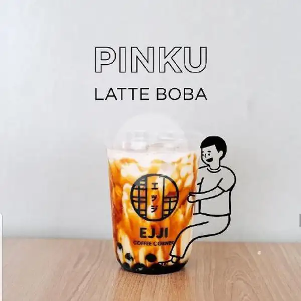 Pinku Latte Boba | Ejji Coffee Corner Renon, Tantular Bar