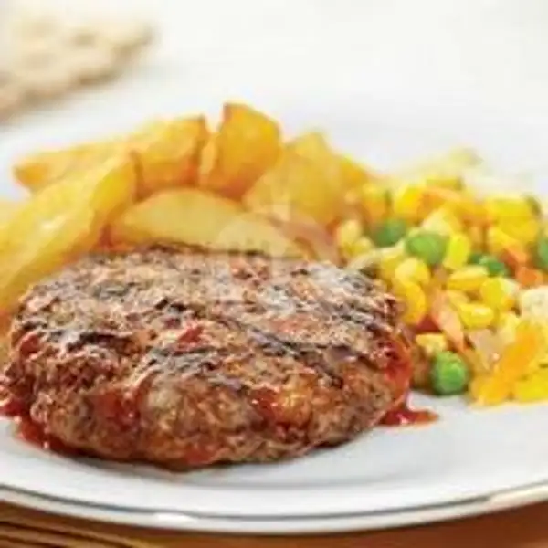 Beef Patty Steak | Abuba Steak, Prabu Dimuntur
