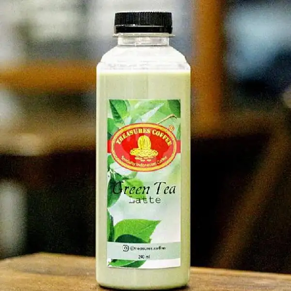 Green Tea Latte Dingin | Treasures Coffee, Pertokoan IDT