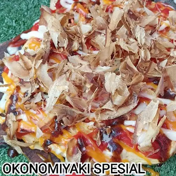 Okonomiyaki Spesial Mix (Free Drink) Topping Isi Bebas Pilih | Ronde Wong Solo, Kemayoran