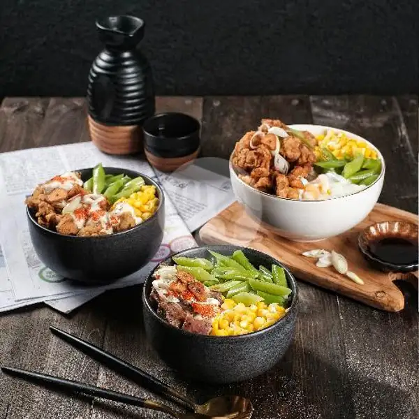 1 Chicken Nanban,1wagyu Nanban,1oyako Don Rice Bowl | Sego Jepang, Gubeng