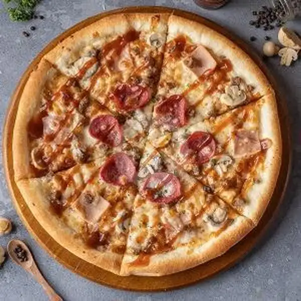 Spicy BBQ Large | Pizza Boxx, Kahfi