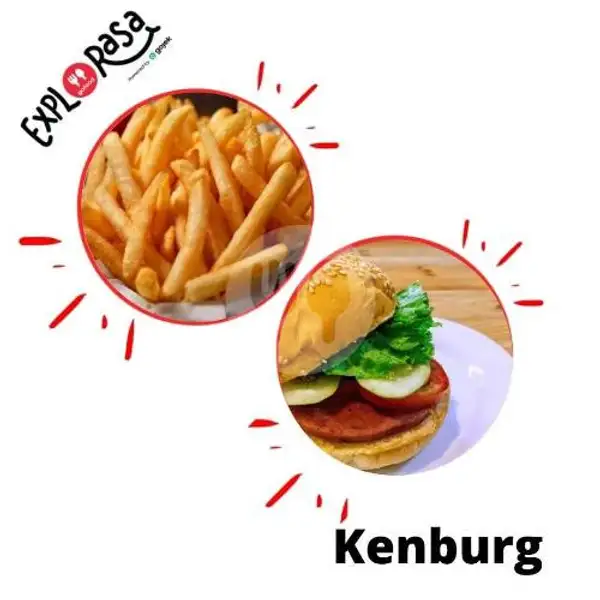 paket hemat (burger + kentang) | Kedai Jajan Syauqi, Pondok Gede