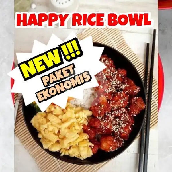 Pak Eko 3 Chicken Oriental With Egg Scrambled | Happy Rice Bowl Ambarukmo, Banguntapan