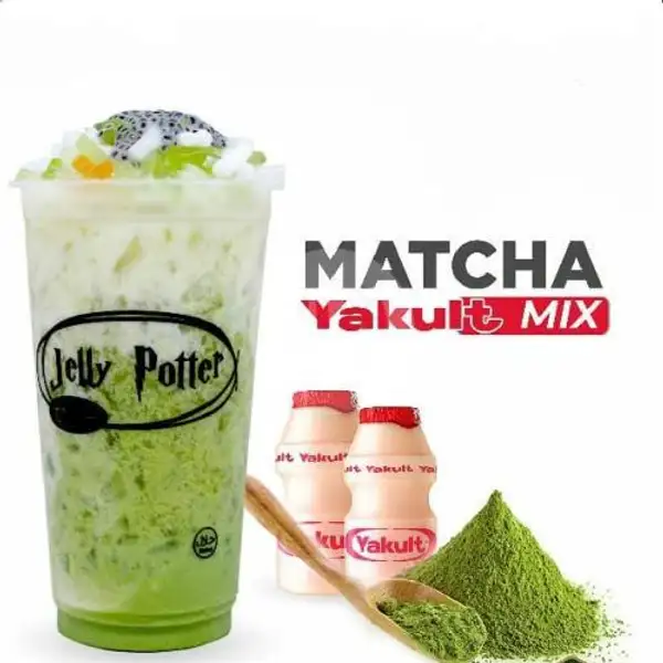 Matcha Mix Yakult | Jelly Potter, Bekasi Selatan