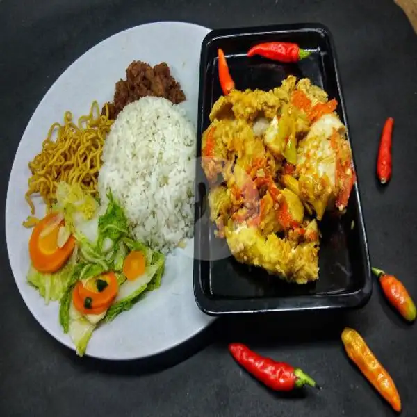 Nasi Ayam Geprek | Burjo Bagja, Banguntapan