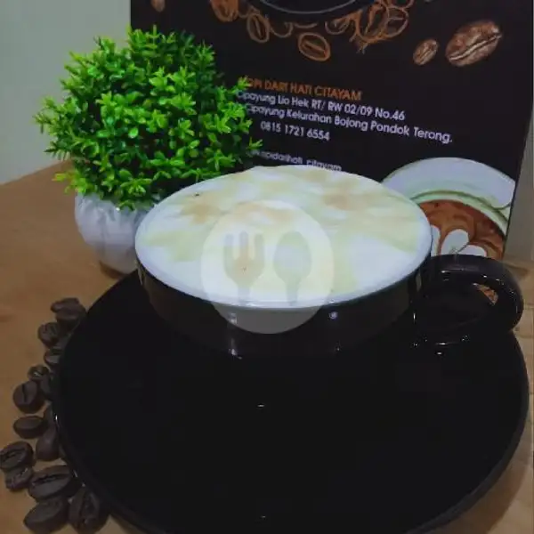 Hot Salted Caramel Macchiato | Kopi Dari Hati Citayam, Jl. Raya Cipayung Lio Hek