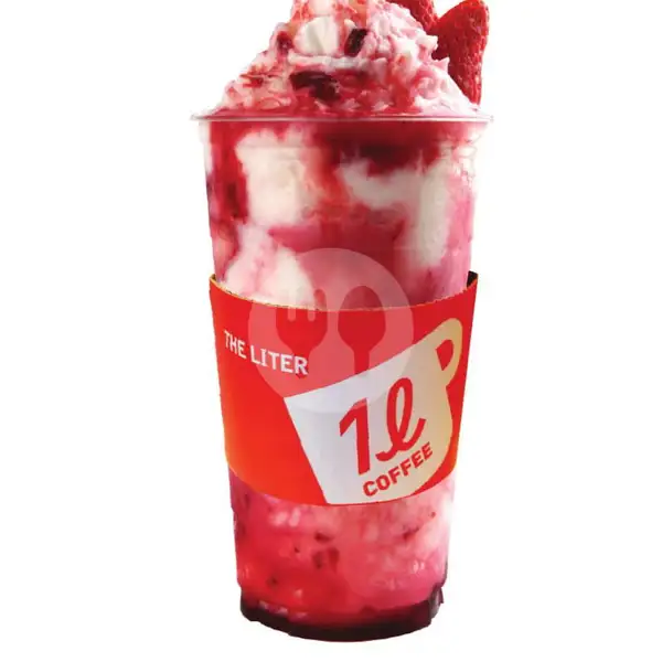 Yogurt Strawberry (LITER Size 32 oz) | The Liter, Summarecon Bekasi