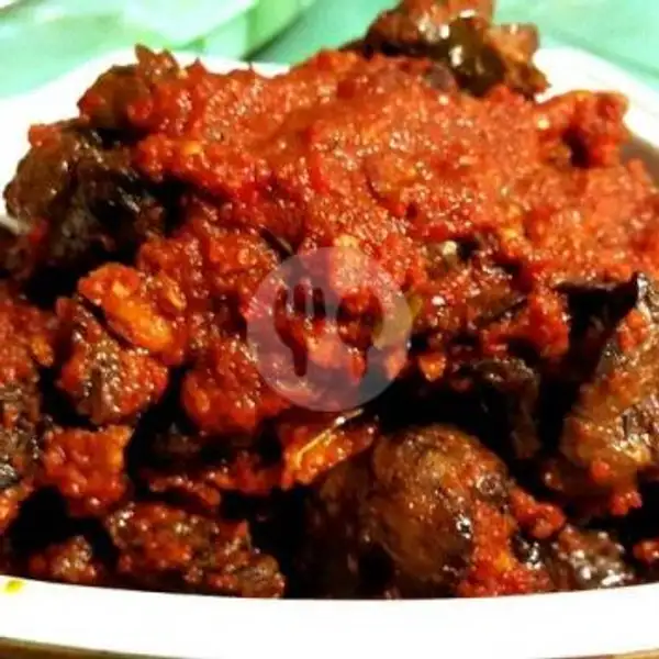 Nasi Ati Ampela Goreng Balado | Nasi Padang Sari Rasa (Spesial Ayam Pop & Rendang Daging), Sawojajar