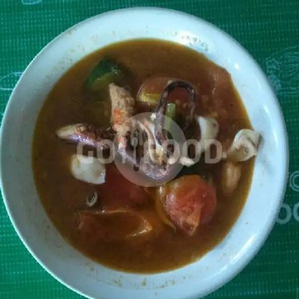 Soup Gurita Campur | Sate Gurita Warung Sunny, Sekarwangi