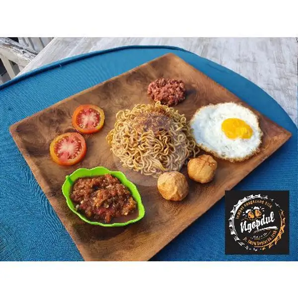 Indomie Rebus / Goreng Telur Kornet Bakso Pedez | Ayam Goreng Serundeng Cipo Nasi, Bihun, Mie Geprek Ngopdul Coffee, Imam Bonjol