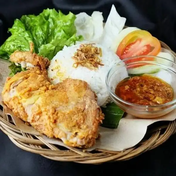 Ayam Penyet Tanpa Nasi (Halal/Sembelihan Syariat Islam) | Ayam Penyet, Asam Manis Saji Abah Caca, Jalan Jatian