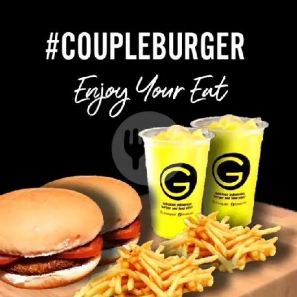 Couple Burger | Eat G (LOTF), Kampung Gedong