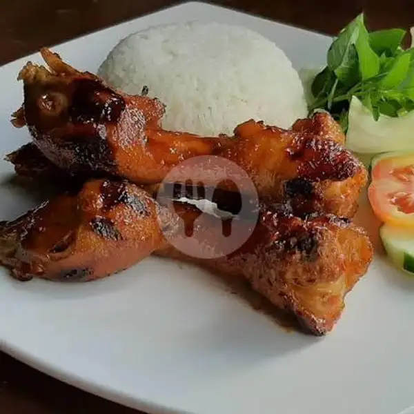 Kepala Ayam 2 Pcs + Nasi | Ayam Bakar Punokawan, Sunan Giri