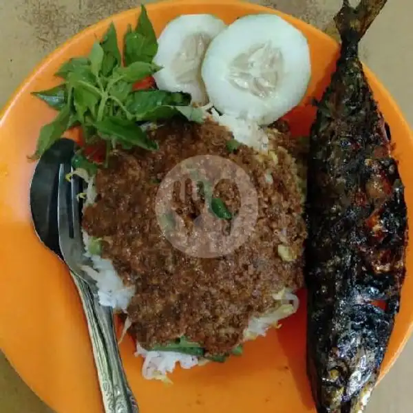 Nasi Pecel Ikan Bakar | Warung Kediri Bu Feni, Tg Pantun