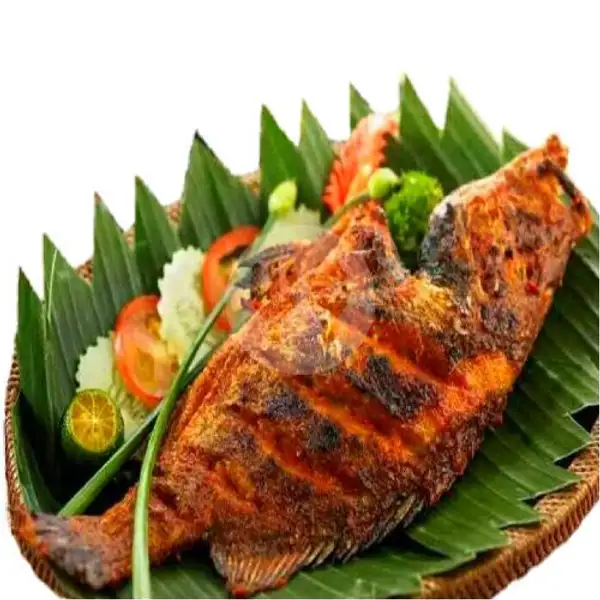 Ikan Kakap Bakar BBQ Kurang Lebih 6 Ons | Gurame & Ayam Bakar Khalif, Ciputat Timur