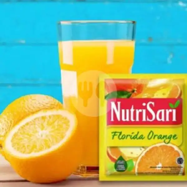 Nutri Sari Florida Orange ( 16oz/480ml ) | Ayam Geprek Crispy Bakar Abyan, Murni 1