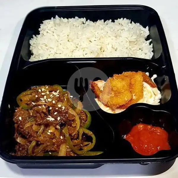 Combo Bento Yakiniku | Spicy Yakiniku (Rice Bowl), Teuku Umar