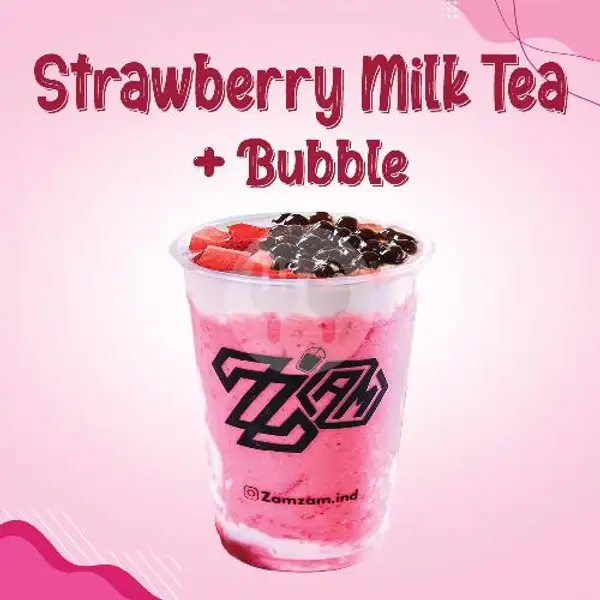 Strawberry Milk Tea + Bubble | Berkah Zam-Zam, DR Mansyur