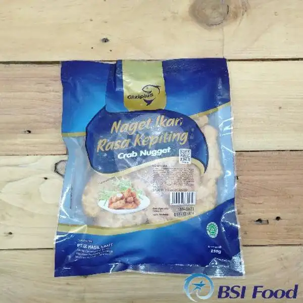 Naget Ikan Rasa Kepiting 250gr GIZIPLUS | BSI Food, Denpasar
