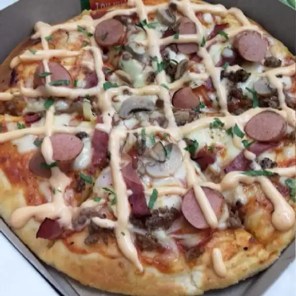 Big Meat Small | Pizza Laziz, Poncol