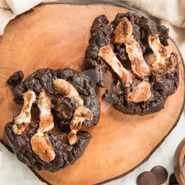 Double Dark Chocolate Marshmallow Chunky Cookies | Pop Cookies, Bekasi Selatan