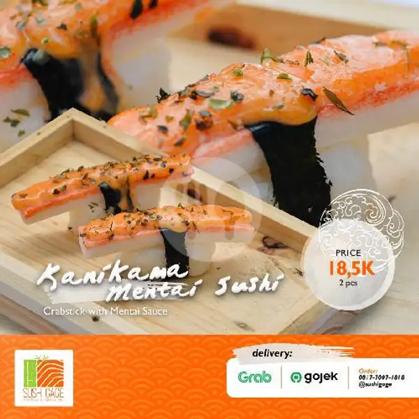 Kanikama Mentai Sushi | Sushi Gage