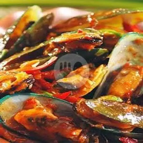 Kerang Ijo Saos Padang | Ayam dan Ikan Bakar Mas Amar 23, Senen