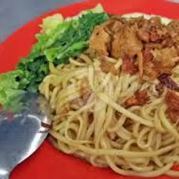 Mie Ayam Goreng + Pangsit + Teh (dingin / Panas) | Kedai Sehati, Sidorejo