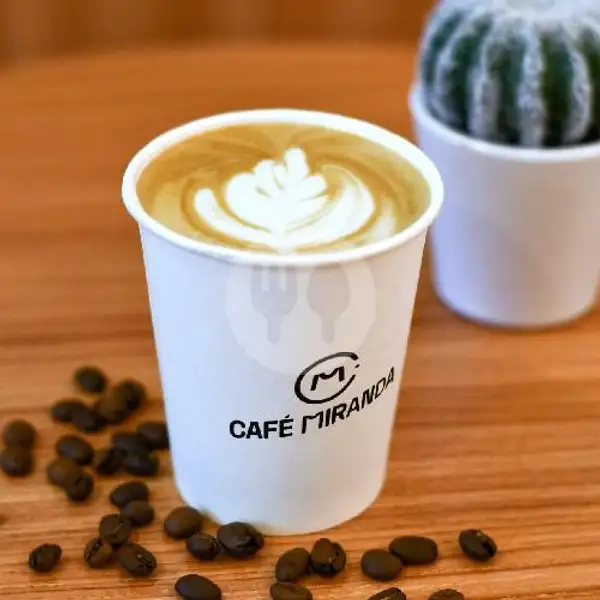 Hot Coffee Latte | Cafe Miranda Lampumg