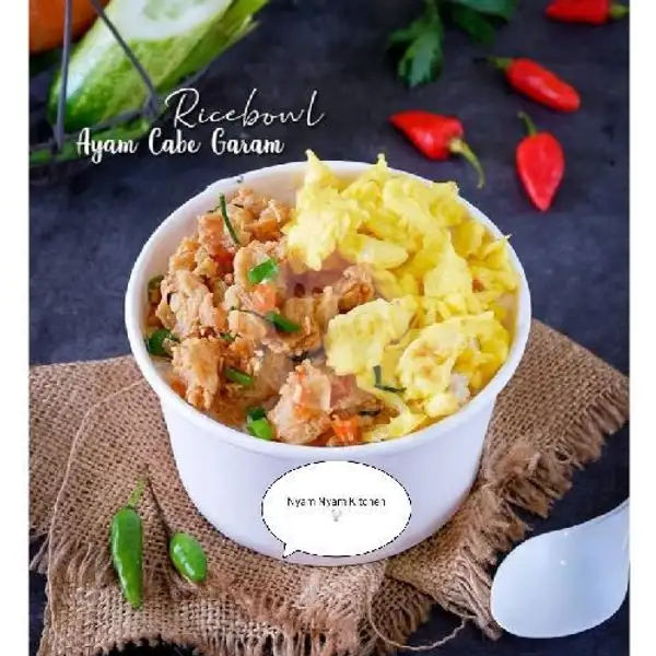 Nasi Ayam Cabe Garam | Nyam Nyam Kitchen