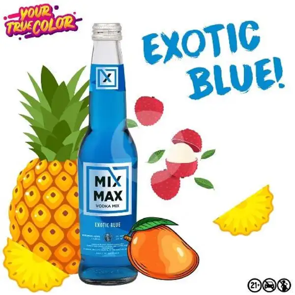 Mix Max Exotic Blue 275ml | Buka Botol Green Lake