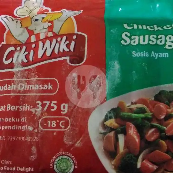 Sosis Ayam Cikiwiki 375gr | Mamih Frozen Food Cirebon, Dwipantara