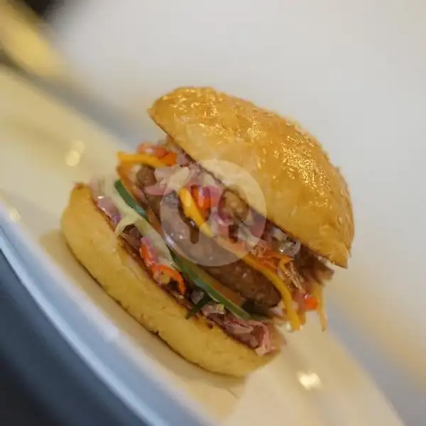 (BSM) Burger Sambal Matah | Mendadak Burger, Pamulang