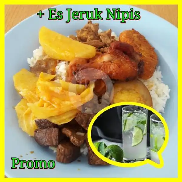 Nasi Kari Special + Es Jeruk Nipis Halal | Hongta Karivan, Lubuk Baja