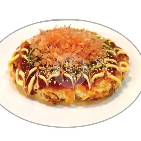 Okonomiyaki cheese | Sushi Kawe, Denpasar