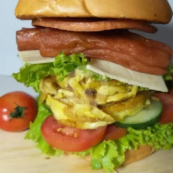 Burger Biasa+Sosis | Burger Ozhan, Bilal